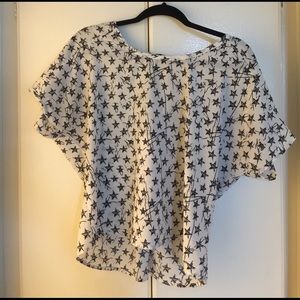 Forever 21 star crop top size S